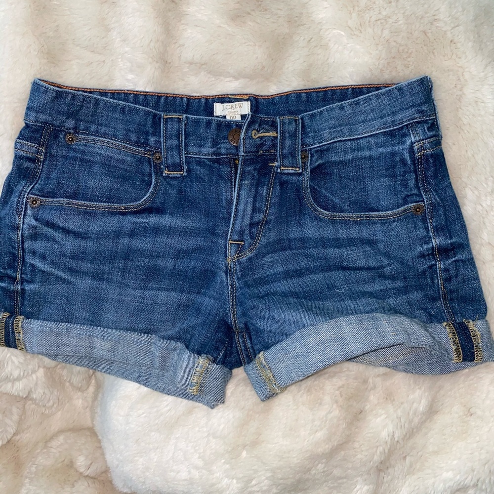 JCREW JEAN SHORTS